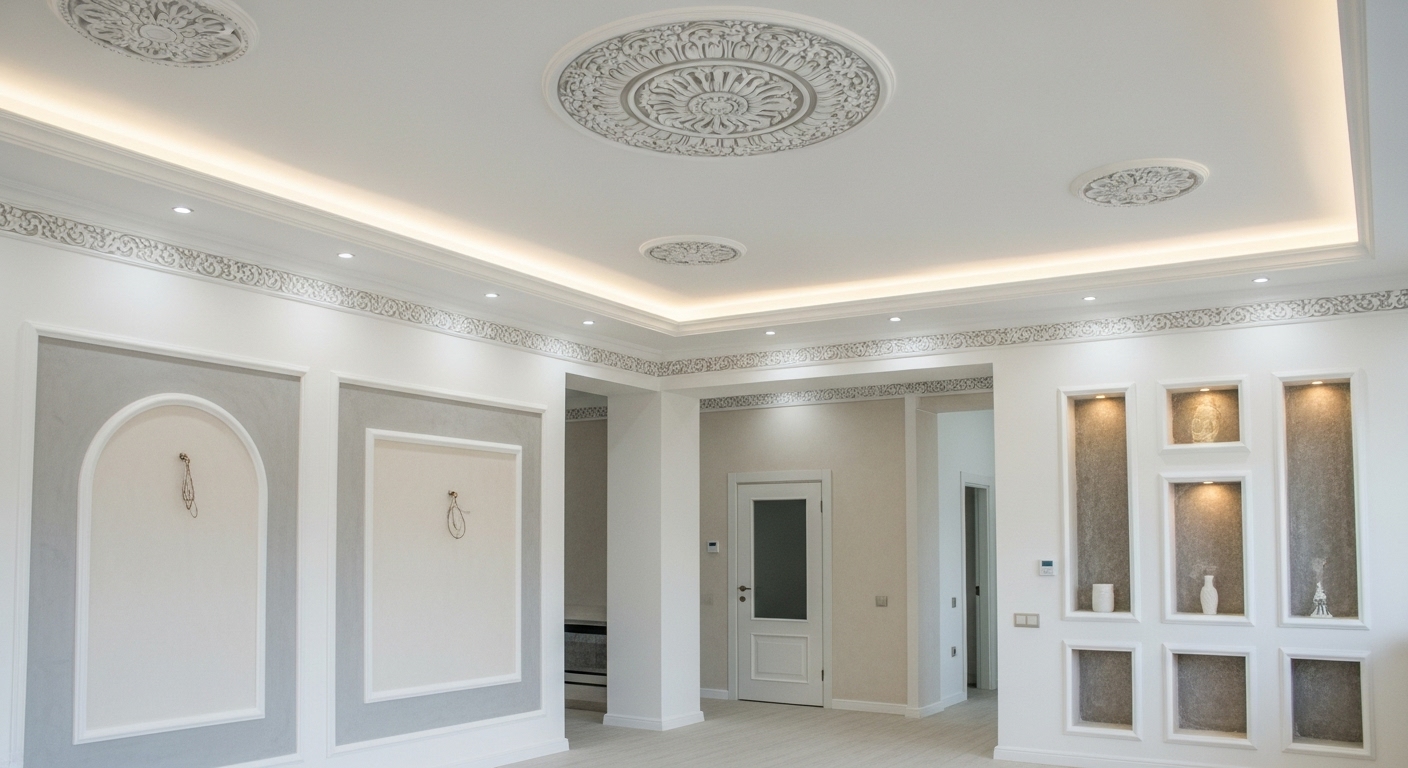 Dekoratif Alçı Uygulamaları